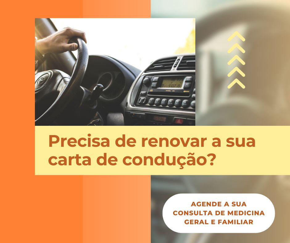 Precisa de renovar a carta de condução?