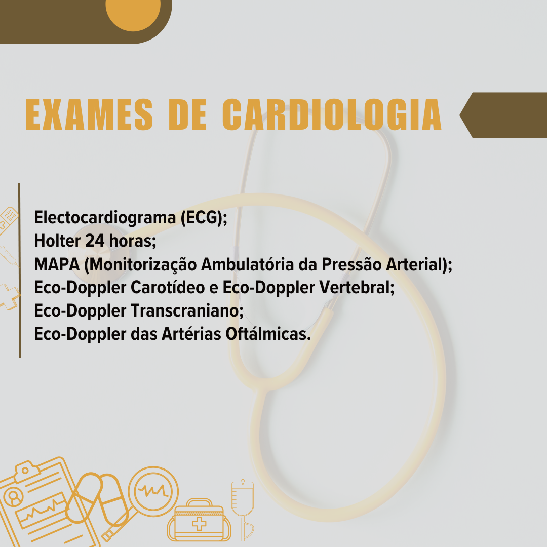 Exames de Cardiologia